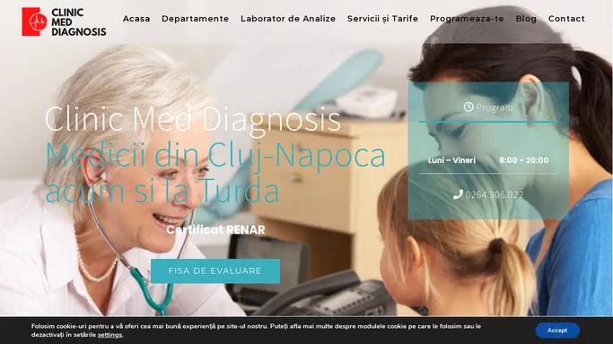 Clinic Med Diagnosis Turda - ofera servicii medicale complete!