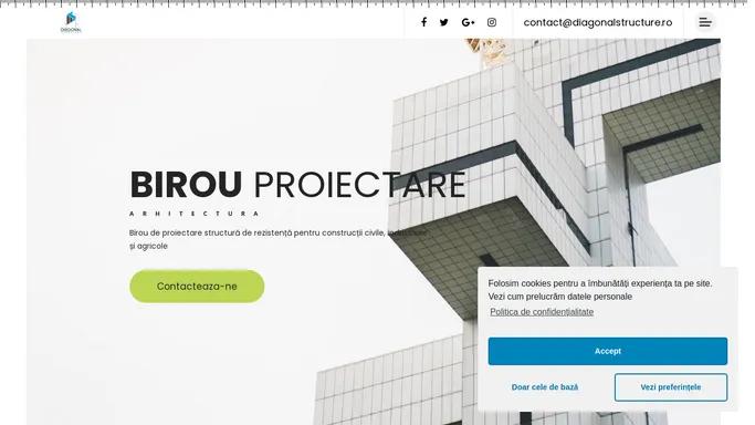 DiagonalStructure - Birou proiectare / arhitectura
