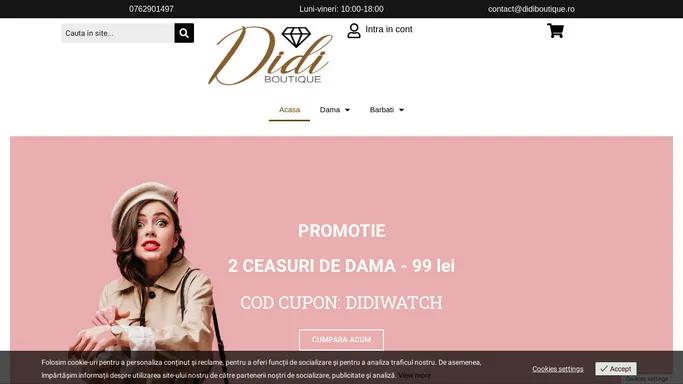 Didi Boutique – Magazin on line ceasuri – magazin de ceasuri, comanzi on line ceasuri, set de ceasuri