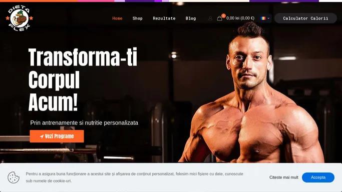 DietaFlex – Fitness online | Antrenor personal | Planuri de alimentatie