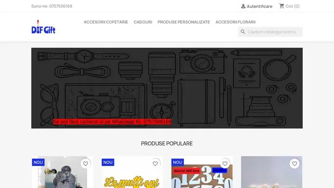 Dif Gift - Accesorii cofetarie - Cadouri