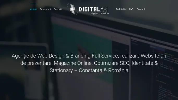digitalART – Web Design Constanta | Realizare magazine online | Optimizare SEO – Realizare Magazine Online, Web Design Constanta, Dezvoltare aplicatii internet, Web design Bucuresti
