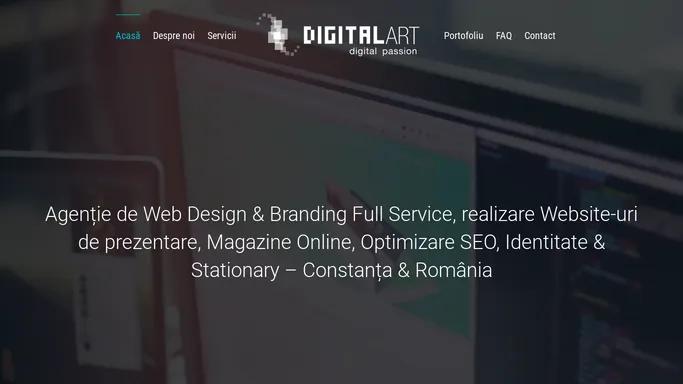 digitalART – Web Design Constanta | Realizare magazine online | Optimizare SEO – Realizare Magazine Online, Web Design Constanta, Dezvoltare aplicatii internet, Web design Bucuresti