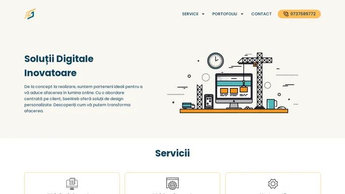 SeeWeb - Site de prezentare | Web Development | Mentenanta