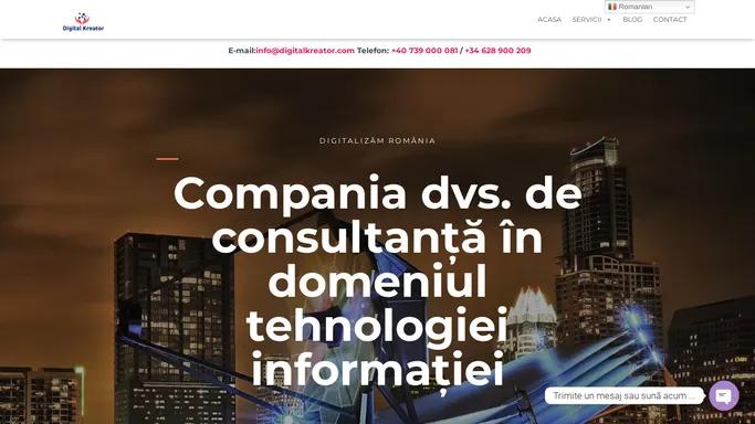 Va ajutam sa deveniti digitali . | Digital Kreator Romania