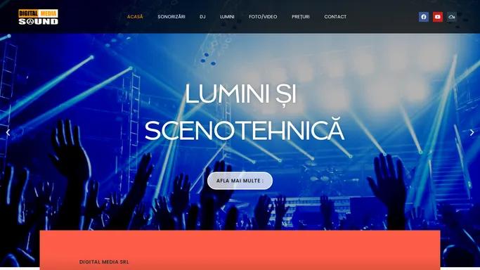ACASA - Sonorizari profesionale, lumini si scenotehnica, ecrane LED in Resita si Timisoara