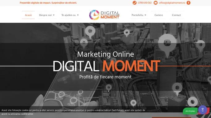 Digital Moment – Marketing digital si web development