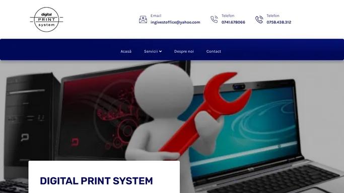 DIGITAL PRINT SYSTEM – CONTEAZA PE NOI