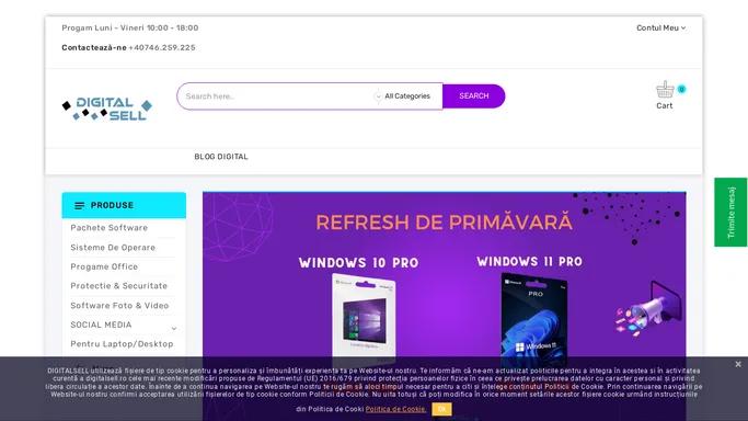 DIGITAL SELL ROMANIA (LICENTE DIGITALE PROGAME SI JOCURI) WINDOWS 10 OFFICE