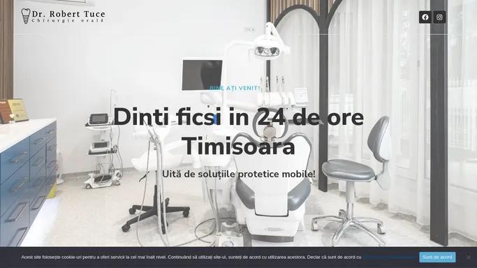 Dinti ficsi in 24 de ore Timisoara - Uita de solutiile protetice mobile!