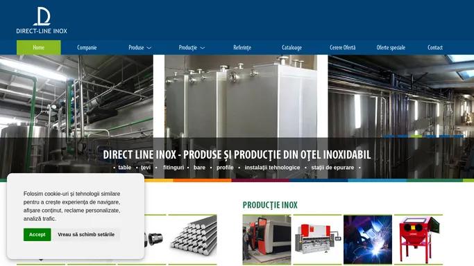 Direct Line Inox - produse si productie din inox