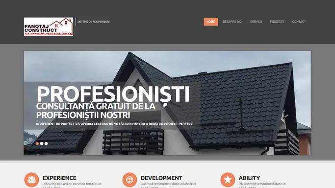 Panotaj Construct | Sisteme de Acoperisuri