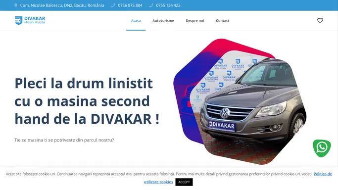 Parc Auto Bacau - DIVAKAR Masini Rulate