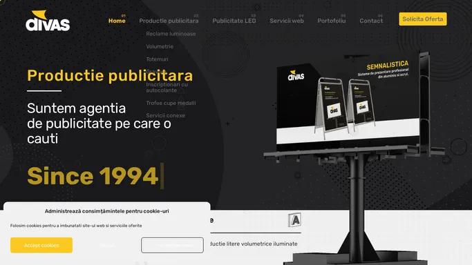 Productie Publicitara | Divas Baia Mare - Casete, reclame luminoase