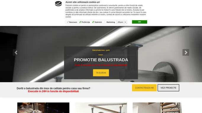 Diveroli - balustrade, scari, copertine, confectii inox, balustrade ploiesti, balustrade prahova