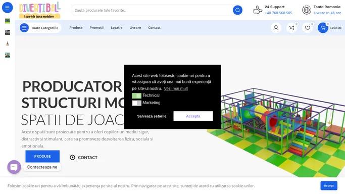 Divertiball - Locuri de joaca modulare - DivertiBall