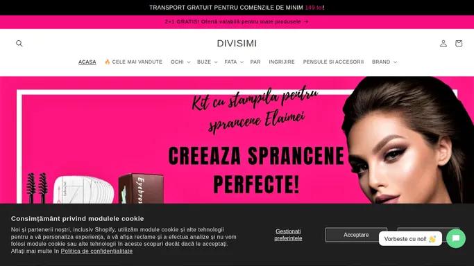 DIVISIMI - Produse cosmetice si accesorii pentru femei