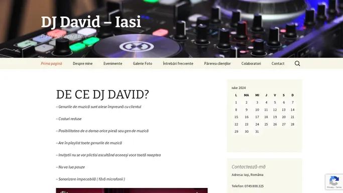 DJ David - Iasi