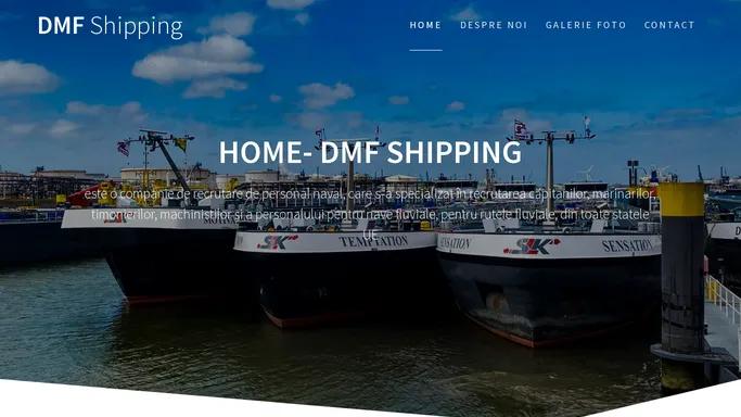 Home -DMF Shipping- recrutare personal calificat in navigatia fluviala