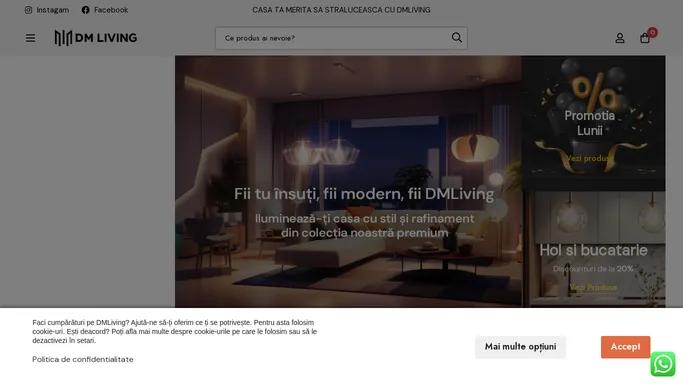 DM Living - Corpuri de illuminat, Inovatie & Design