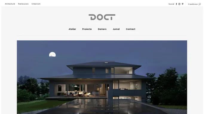 DOCT - Arhitectura, urbanism, restaurare