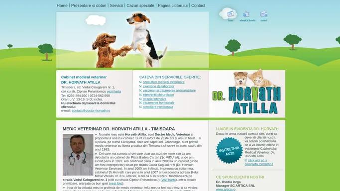 Cabinet veterinar Timisoara - Doctor Horvath Atilla | Cabinet medical veterinar