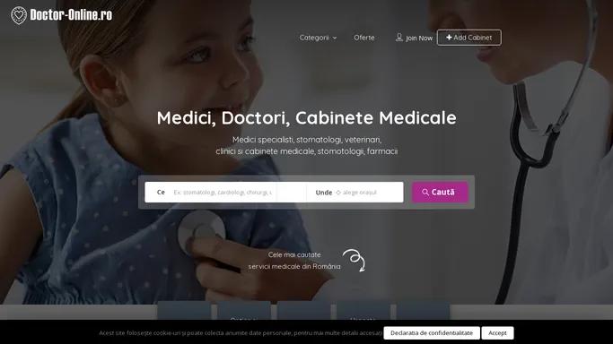 Doctor Online > Medici > Doctori > Stomatologi > Veterinari > Servicii Medicale