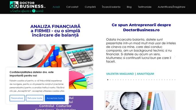 Analiza Financiara a Afacerii in 5 Secunde