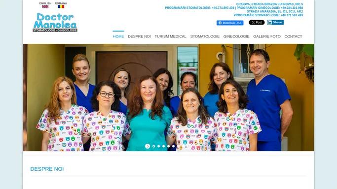 Doctor Manolea - Home Page - Clinica medicala Stomatologie si Ginecologie