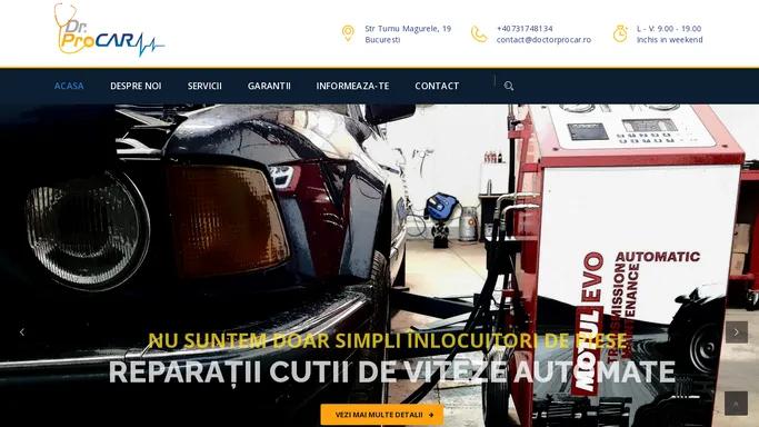 Service Auto Transmisii Automate Bucuresti – DoctorProCar