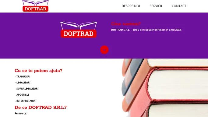 Doftrad | Servicii de traducere profesionale