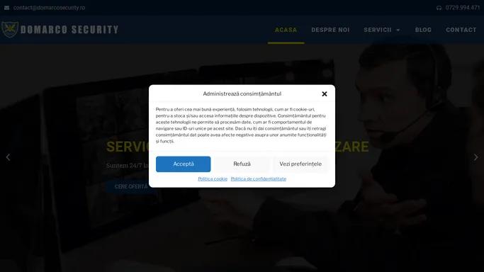 Domarco Security - Servicii de paza si protectie in Constanta