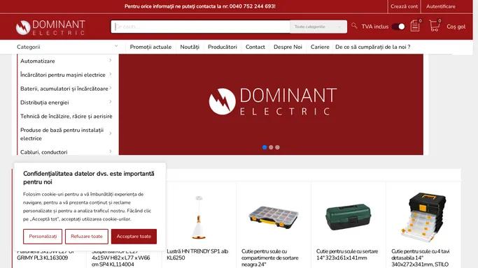 Dominant Electric Webshop - Magazin Online de materiale electrice