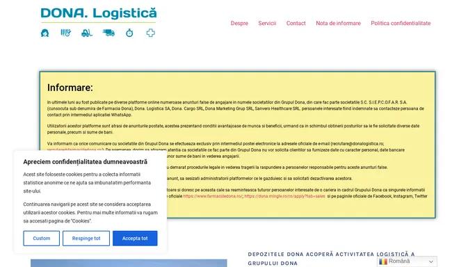 DONA. Logistica