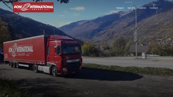 Doni International Galaxy – Transport intern si international de marfuri