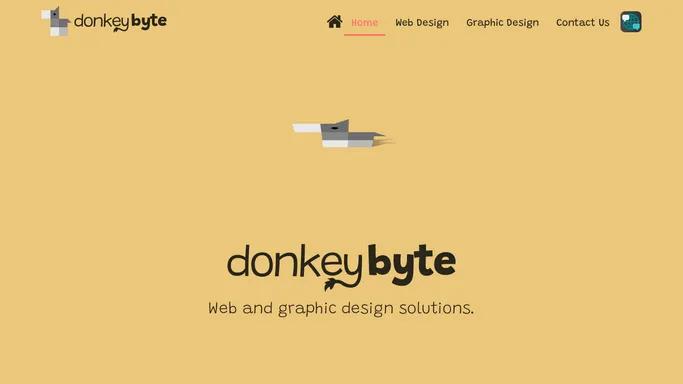 DonkeyByte | Web & Graphic Design