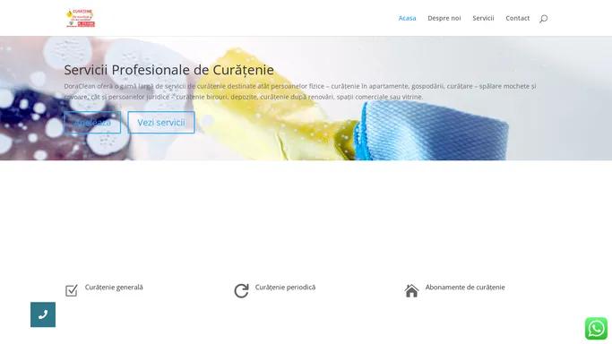 DoraClean - Servicii profesionale de curatenie