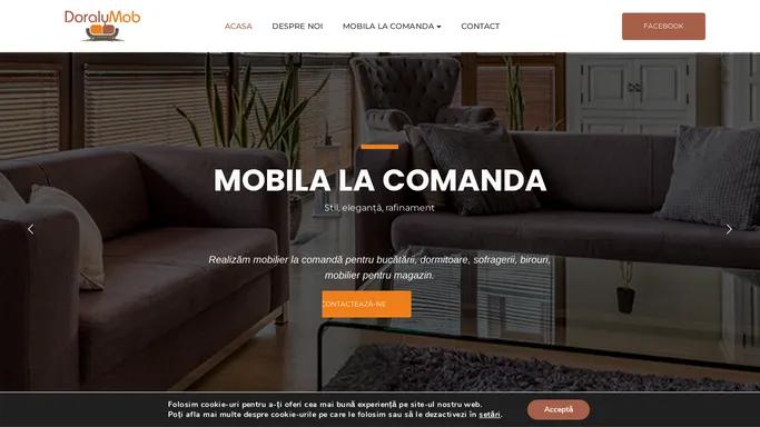 Doralymob - Mobila la comanda: dormitoare, bucatarii, livinguri, dressinguri, mobila hol