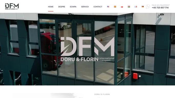 Doru si Florin – Servicii de Transport International