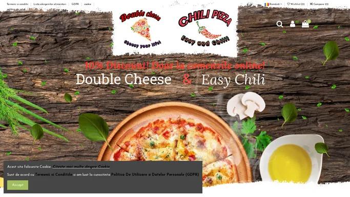 Double Cheese & Easy Chili - Pizza Cluj