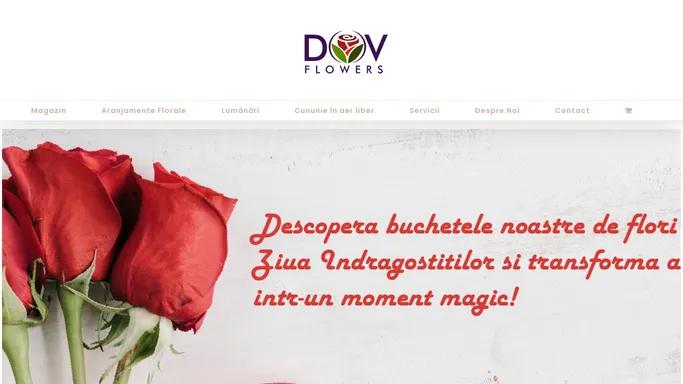 Dov Flowers – Cu drag, pentru tine!