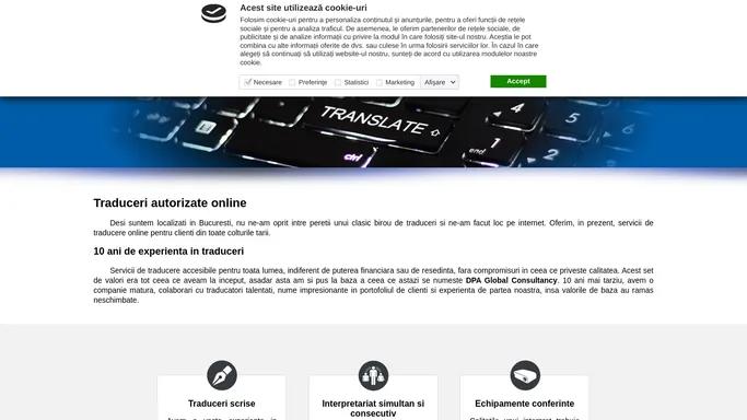 Birou de Traduceri | Traduceri Autorizate Online | DPA