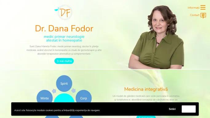 Medicina integrativa alternativa - Dr. Dana Fodor