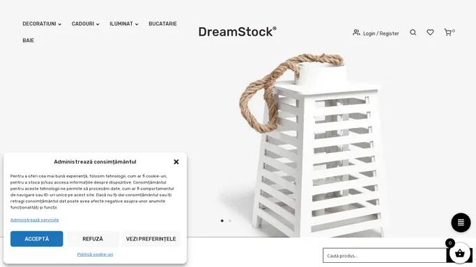 DreamStock - Produse home decor si cadouri deosebite