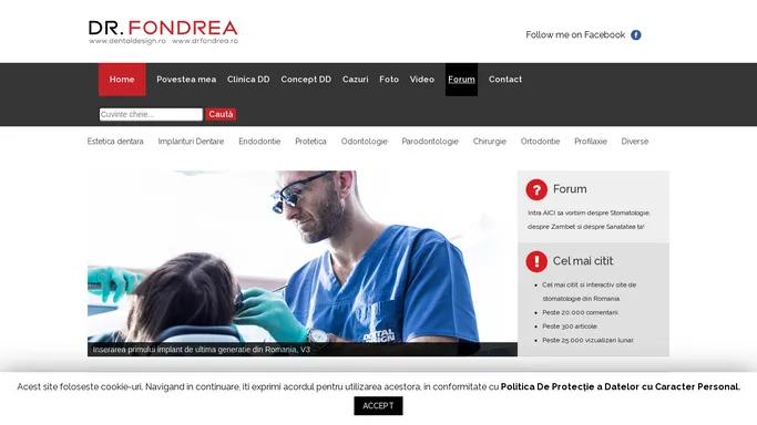 Blog - Dr Fondrea | Dental Design Timisoara