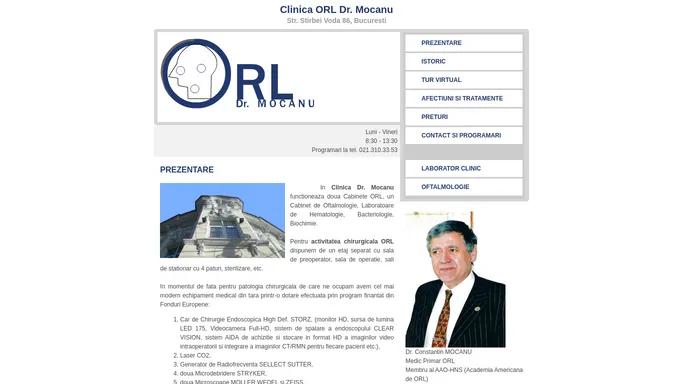 Prezentare - Clinica ORL Dr. Mocanu