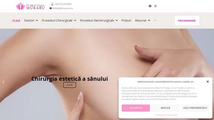 Dr. Muraru - Chirurgie plastica, estetica si reconstructiva