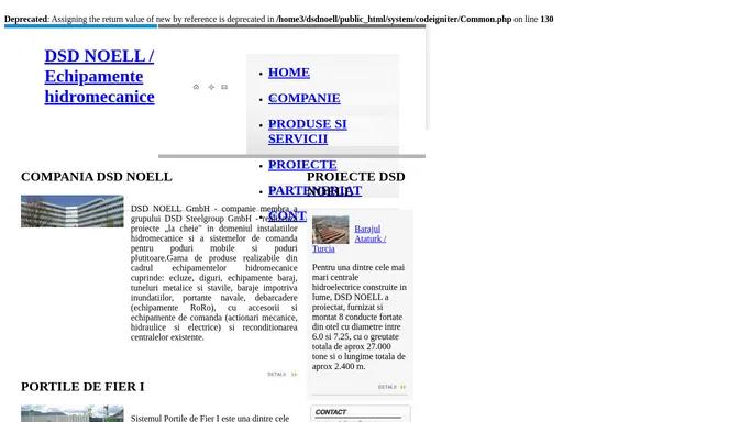 *** DSD-Noell Romania - Echipamente Hidromecanice, Sisteme de actionare pentru poduri mobile ***