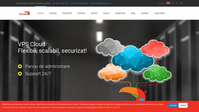 Ducadu - SOLUTII DE GAZDUIRE WEB CLOUD HOSTING