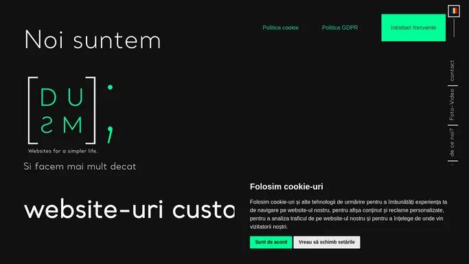 DUMS - Custom Webdesign Agency